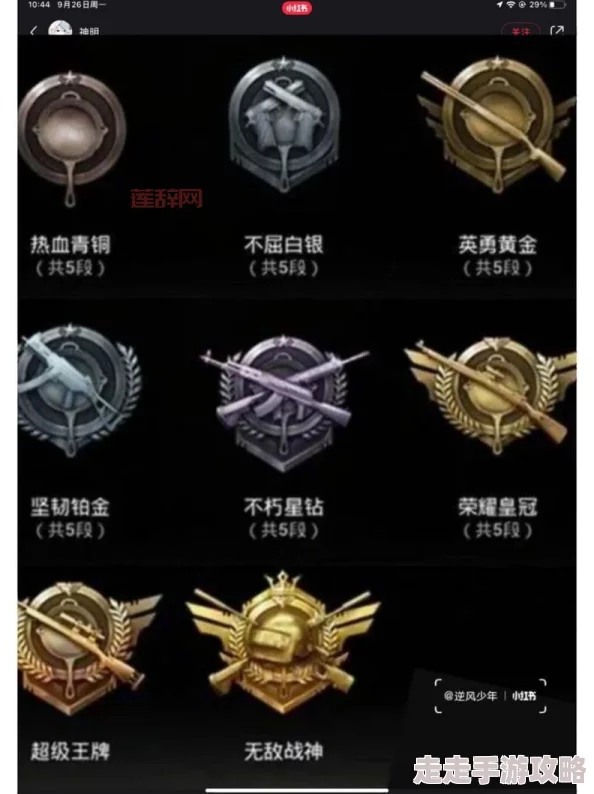 和平精英分数段位明细大揭秘：2024最新段位分数等级爆料